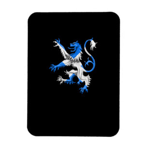 Scottish Lion In St. Andrew's Colors Magnet