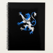 Scottish Lion In St. Andrew's Colors Planer (Vorderseite)