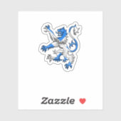 Scottish Lion In St. Andrews Farben Aufkleber (Blatt)