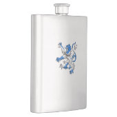 Scottish Lion in St. Andrews Farben Flachmann (Rechts)