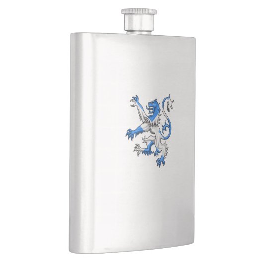 Scottish Lion in St. Andrews Farben Flachmann (Rechts)