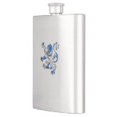 Scottish Lion in St. Andrews Farben Flachmann (Links)