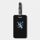 Scottish Lion in St. Andrews Farben Gepäckanhänger (Rückseite vertikal)