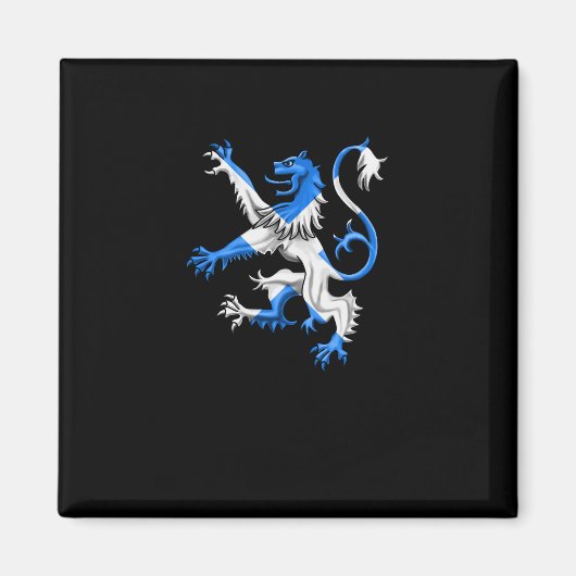 Scottish Lion In St. Andrews Farben Magnet (Vorne)