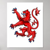 Scottish Lion Rampant Poster (Vorne)
