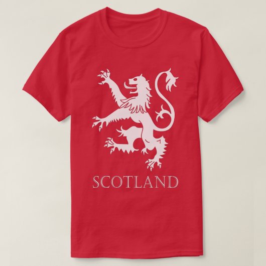 Scottish Lion Rampant Scotland Coat Arms Gift Rug T-Shirt (Design vorne)