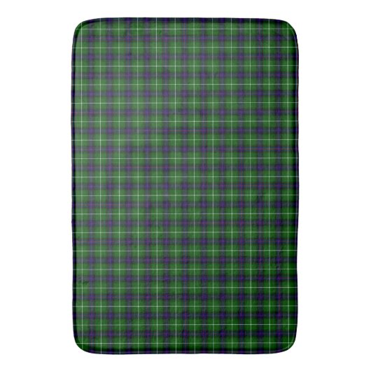 Scottish MacDonald Tartan Badematte (Vorderseite Vertikal)