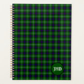 Scottish MacDonald Tartan Monogram Planer (Vorderseite)