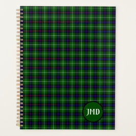 Scottish MacDonald Tartan Monogram Planer
