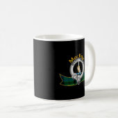 Scottish Mackay Clan Tartan Wappen A Dagger Held E Kaffeetasse (VorderseiteRechts)