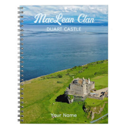 Scottish MacLean Clan Duart Castle Foto Notizblock