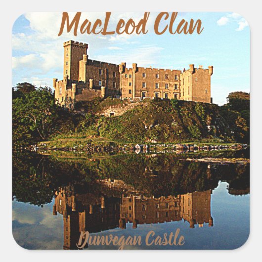 Scottish MacLeod Clan's Dunvegan Castle Sticker (Vorderseite)