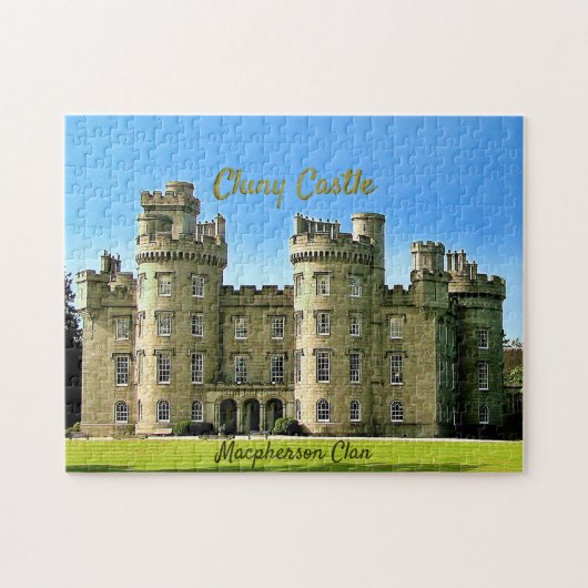 Scottish Macpherson Clan's Cluny Castle Puzzle (Horizontal)
