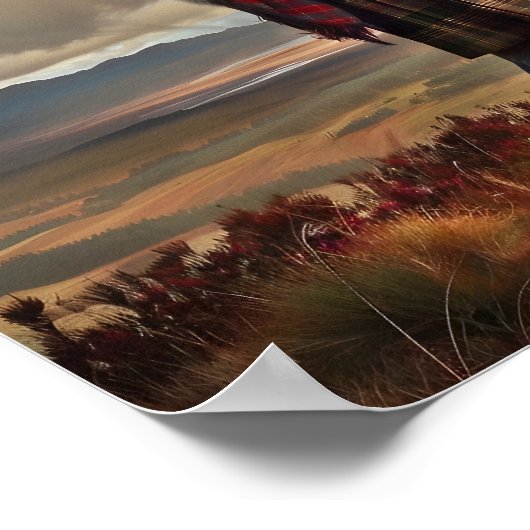 Scottish Man Poster (Ecke)