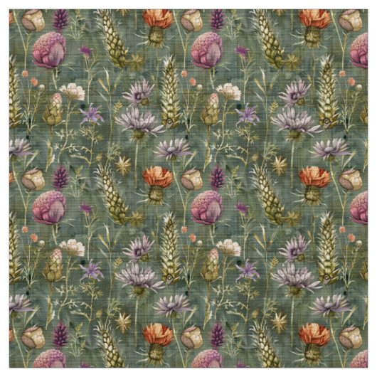 Scottish Meadow Blume Stoff (Muster)