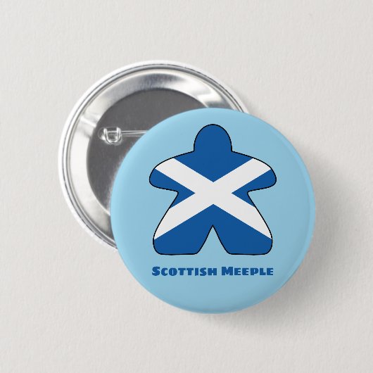 Scottish Meeple Button (Vorne & Hinten)