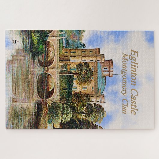 Scottish Montgomery Clan Eglinton Castle Puzzle (Horizontal)