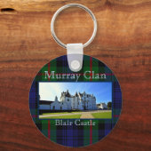 Scottish Murray Clan Tartan Blair Castle Schlüsselanhänger (Vorderseite)