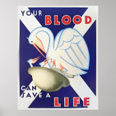 Scottish National Blood Transfusion Association Poster (Vorne)