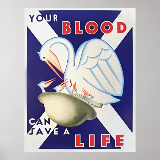 Scottish National Blood Transfusion Association Poster (Vorne)