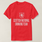 Scottish National Drinking Team National Pride Bee T-Shirt (Design vorne)