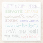 Scottish Nosh - Food from Scotland - Glass Unterse Glasuntersetzer (Rückseite)