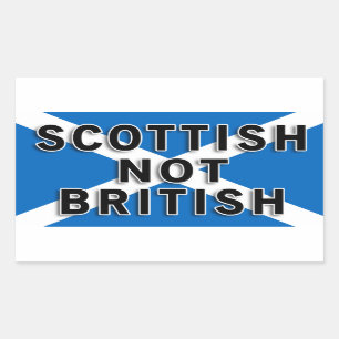 Scottish Not British Aufkleber