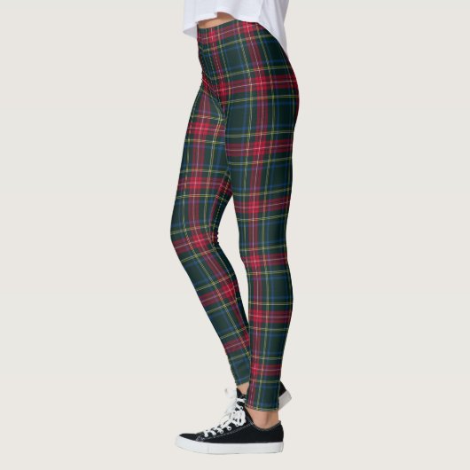 Scottish Pattern Leggings Tartan Kariert (Links)