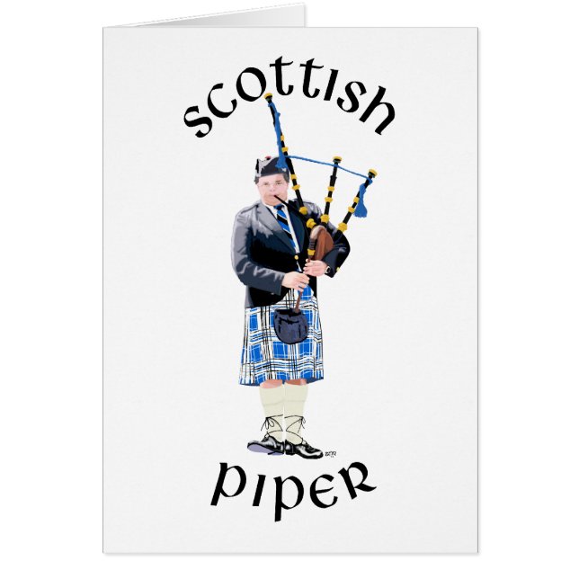 Scottish Piper - Blue (Vorne)