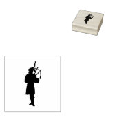 Scottish Piper, Scottish Taschenpiper Briefmarke Gummistempel (Stempel)