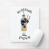 Scottish Piper - Tan Kilt Mousepad (Mit Mouse)