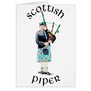 Scottish Piper - Türkis