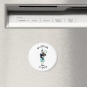 Scottish Piper - Türkis Magnet (In Situ (Geschirrspüler))