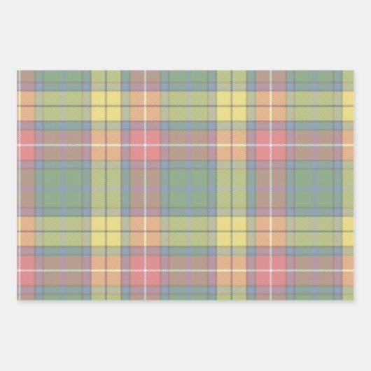Scottish Plaid Patterns Wrapping Craft Paper Geschenkpapier Set (Vorderseite 3)