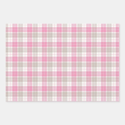 Scottish Plaid Patterns Wrapping Craft Paper Geschenkpapier Set (Vorderseite 2)