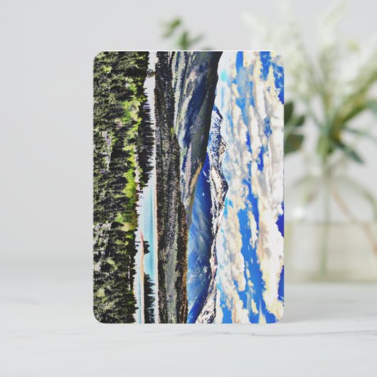 Scottish Poem Birthday Card (Stehend Vorderseite)