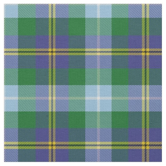 Scottish Porteous karierter Tartan Stoff (Nahaufnahme)