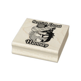 Scottish Proud Clan Hannay Art Gummistempel