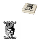 Scottish Proud Clan MacFarlane Art Gummistempel (Stempel)
