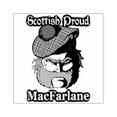 Scottish Proud Clan MacFarlane Art Gummistempel (Prägung)