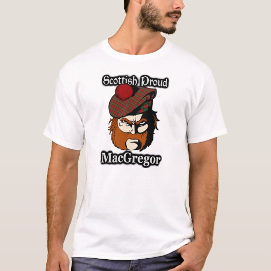 Scottish Proud Clan MacGregor Tartan T-Shirt (Vorderseite)