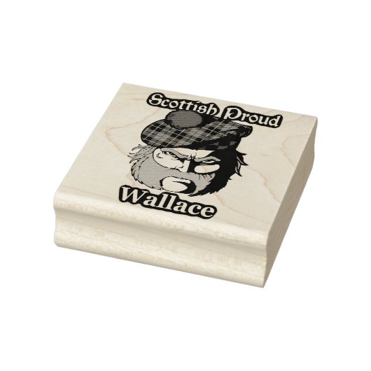 Scottish Proud Clan Wallace Art Gummistempel (Stempel)
