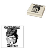 Scottish Proud Clan Wallace Art Gummistempel (Stempel)