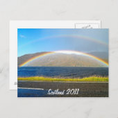 Scottish Rainbow Postkarte (Vorne/Hinten)