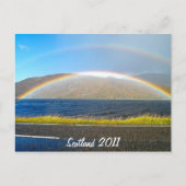 Scottish Rainbow Postkarte (Vorderseite)