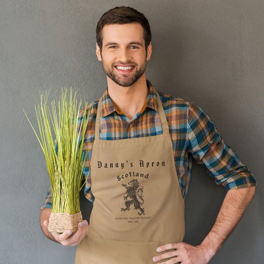 Scottish Rampant Lion Schürze, GRILLEN Schürze