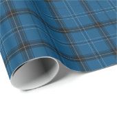 Scottish Ramsay Blue Geschenkpapier (Rolleneckpunkt)