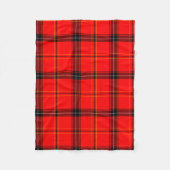 Scottish Red Tartan Fleecedecke (Vorderseite)