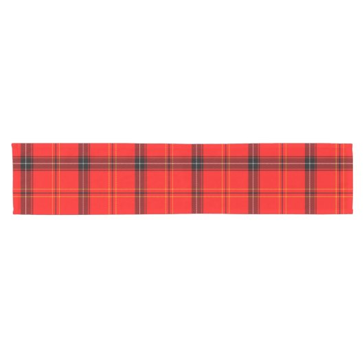 Scottish Red Tartan Kurzer Tischläufer (Horizontal)