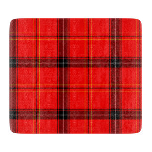 Scottish Red Tartan Schneidebrett
